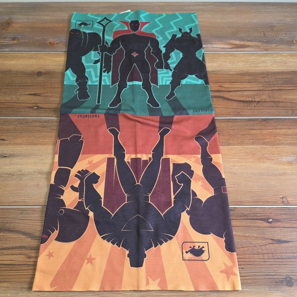 Turtle Fur Totally Tubular Neck Gaiter Good vs Evil